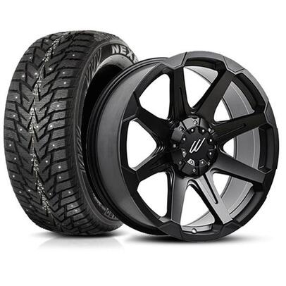 ABS WHEELS 273530  DIRT A.T D05 FLATBLACK + PRICE PACK DUBB 275/60R20 WOWTO